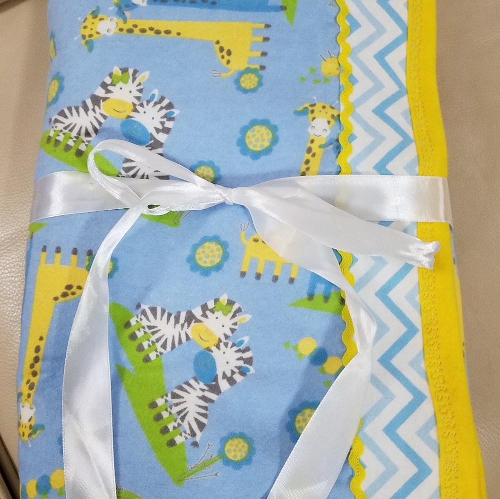 Zoo Friends  baby blanket